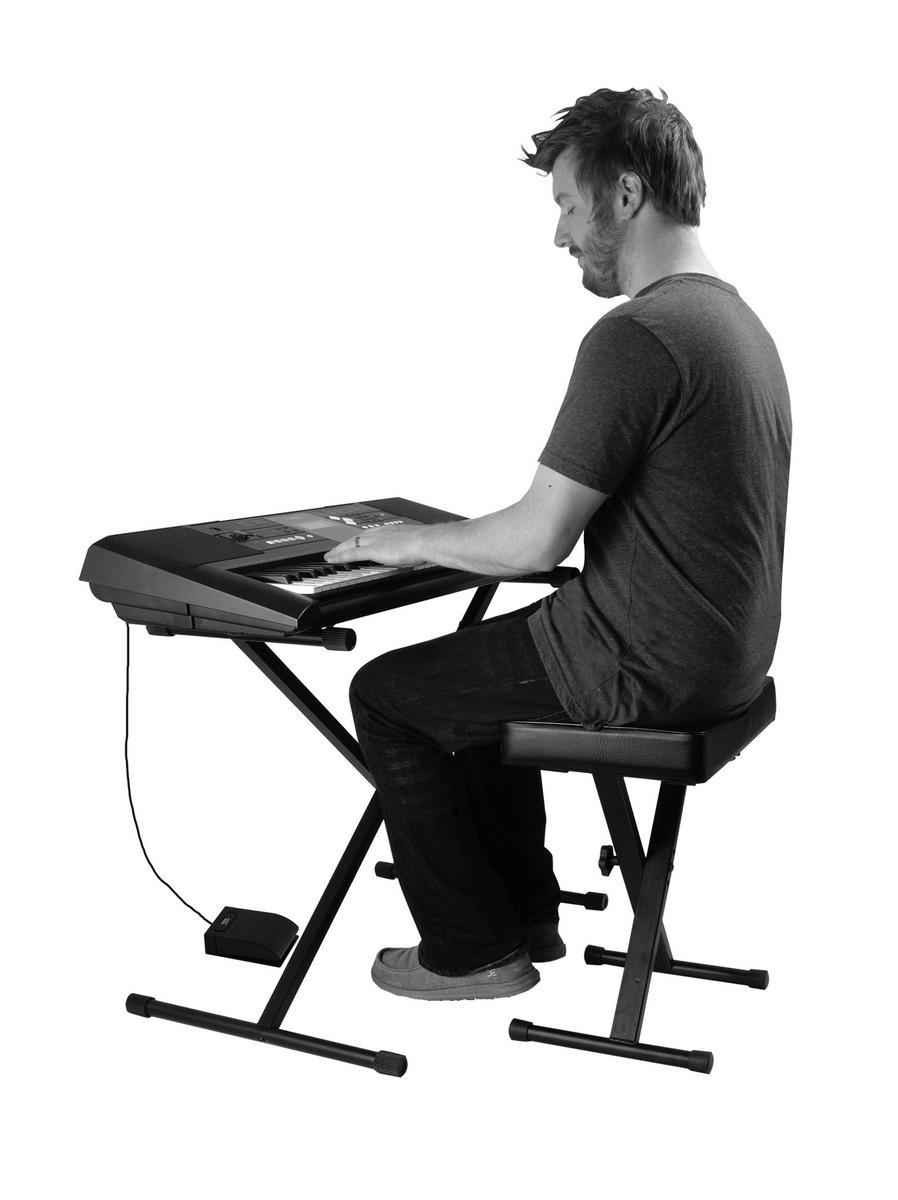 On-Stage Keyboard and Bench Bundle with Sustain Pedal