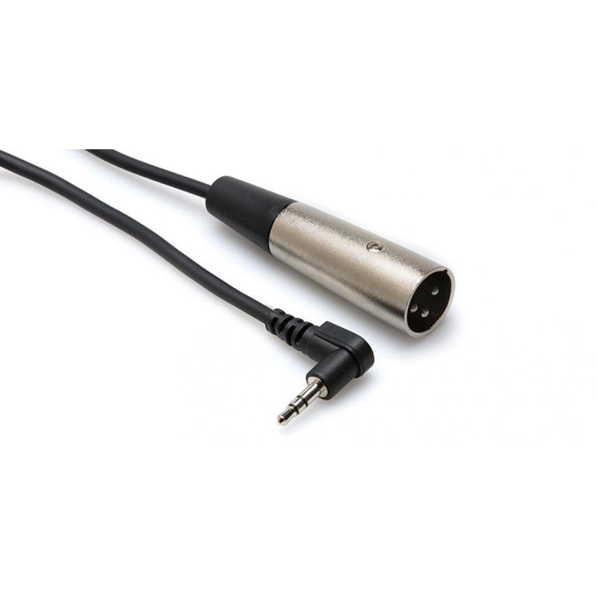 Hosa Microphone Cable Right-angle 3.5mm TRS to XLR3M