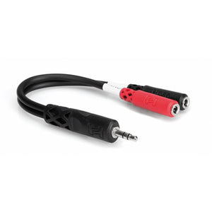 Hosa Stereo breakout 3.5mm TRS to Dual 3.5mm TSF