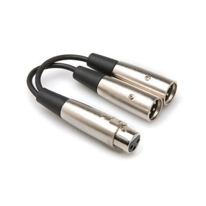 Hosa Y Cable XLR3F to Dual XLR3M YXM-101.5